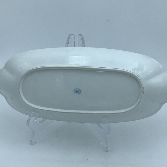 Antique Nippon Hand-painted Oval Serving Bowl/ Dish - Picture 14 of 15